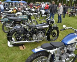Sunday Show: British Section of the field Triumph, Norton and Brough Superior Motorcycles
