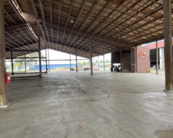 Covered area looking east