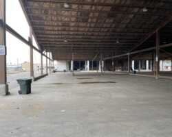 Covered building, northeast corner looking south.